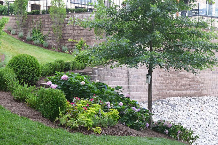 Earthadelic finished landscape project, Knoxville TN